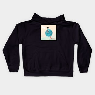 Blue grass singer Kids Hoodie